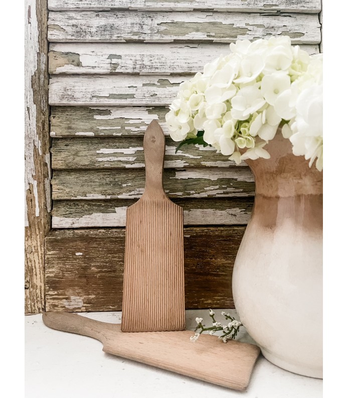 Antique English Wood Butter Pats/Paddles - Beautiful lighter wood